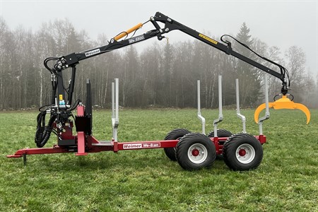 We-8 4G with We-5500 complete forest trailer